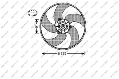 Fan, engine cooling (PG420F004)