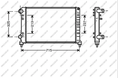 Radiator, engine cooling (FT908R003)