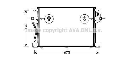 Condenser, air conditioning (VO5077)