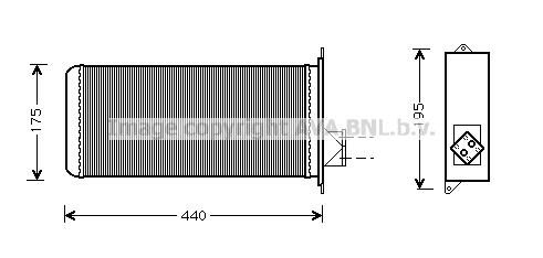 Heat Exchanger, interior heating (IV6015)