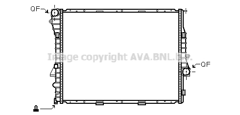 Radiator, engine cooling (BW2274)