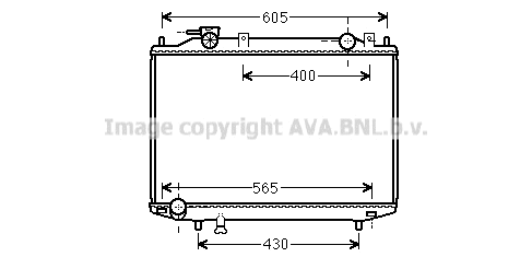 Radiator, engine cooling (MZ2235)