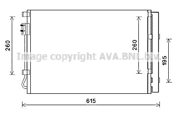 Condenser, air conditioning (KA5207D)