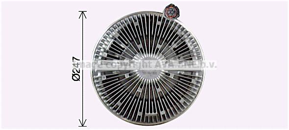 Clutch, radiator fan (REC136)