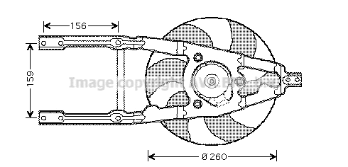 Fan, engine cooling (FT7543)
