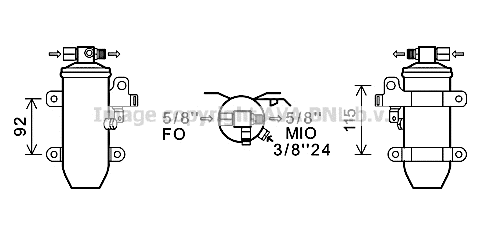 Dryer, air conditioning (RED115)