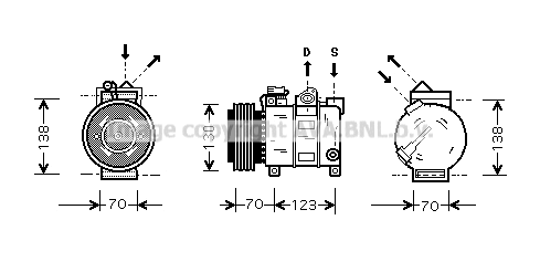 Compressor, air conditioning (ALAK016)