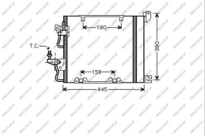 Condenser, air conditioning (OP410C003)