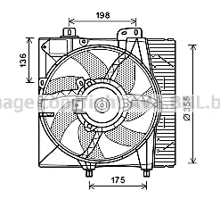 Fan, engine cooling (PE7550)