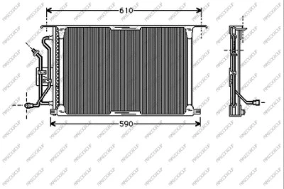 Condenser, air conditioning (FD050C002)