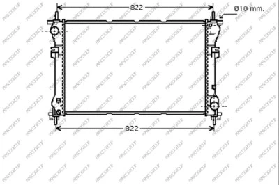 Radiator, engine cooling (FD910R003)