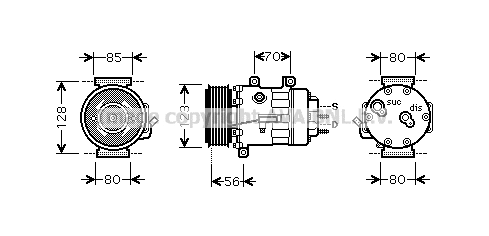 Compressor, air conditioning (PEK307)