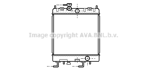 Radiator, engine cooling (DNA2168)