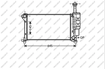 Radiator, engine cooling (FT122R004)