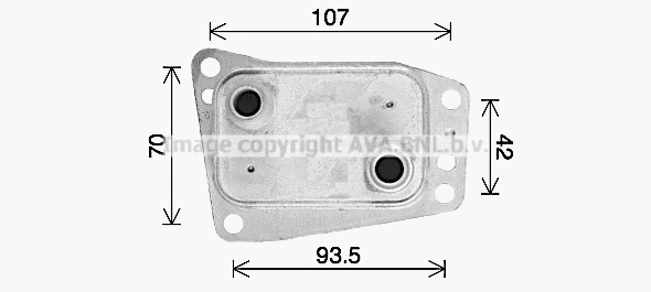 Oil Cooler, engine oil (CN3327)