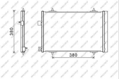 Condenser, air conditioning (CI522C001)
