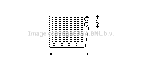 Heat Exchanger, interior heating (VNA6229)