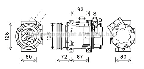 Compressor, air conditioning (DNK429)