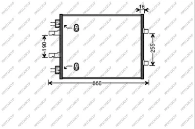 Condenser, air conditioning (OP934C001)