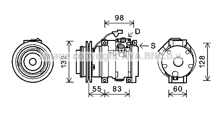 Compressor, air conditioning (MTK219)