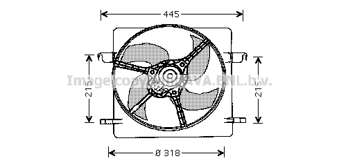 Fan, engine cooling (FD7516)