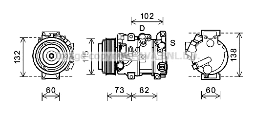 Compressor, air conditioning (TOAK658)