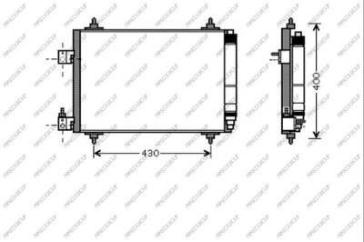 Condenser, air conditioning (CI522C002)