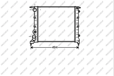 Radiator, engine cooling (RN023R015)