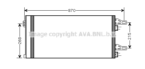 Condenser, air conditioning (CNA5246D)