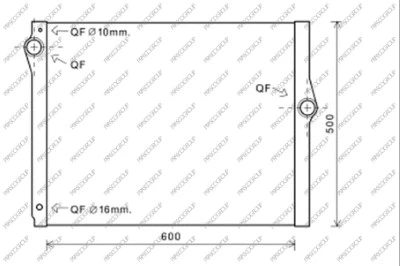 Radiator, engine cooling (BM101R006)