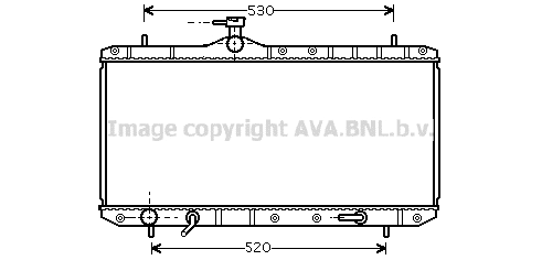 Radiator, engine cooling (SZ2063)