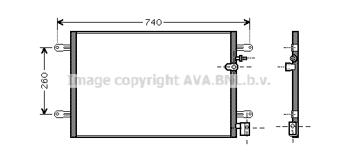 Condenser, air conditioning (AI5237)