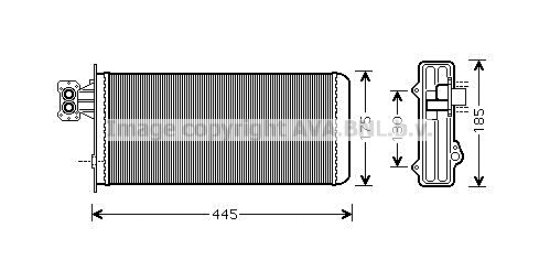 Heat Exchanger, interior heating (IV6080)