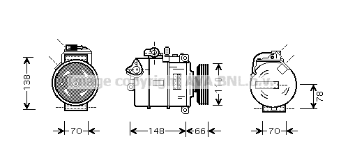Compressor, air conditioning (AIAK275)