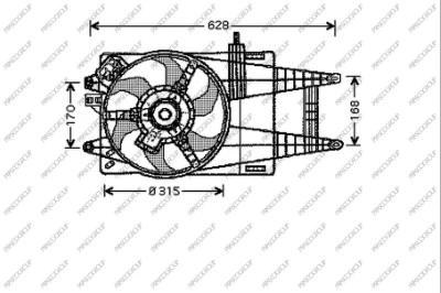 Fan, engine cooling (FT133F009)