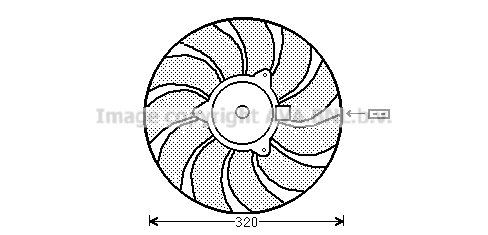 Fan, engine cooling (OL7540)