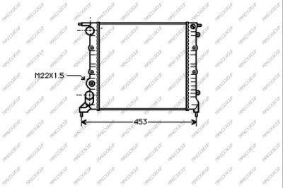 Radiator, engine cooling (RN023R007)