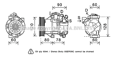 Compressor, air conditioning (TOK656)