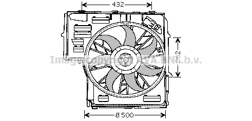 Fan, engine cooling (BW7505)