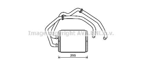 Heat Exchanger, interior heating (IV6104)