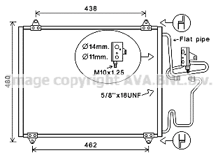 Condenser, air conditioning (RT5246)