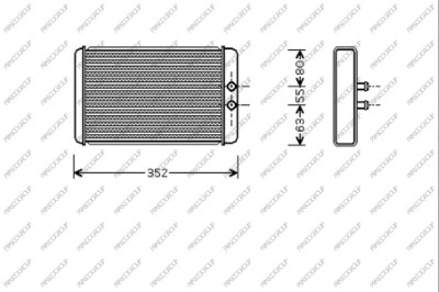 Heat Exchanger, interior heating (CI950H003)