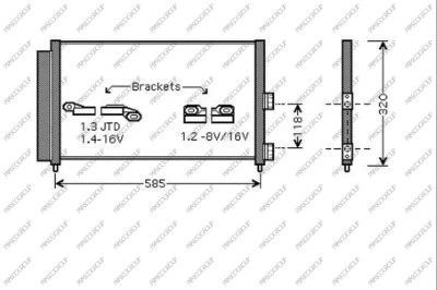 Condenser, air conditioning (FT133C006)