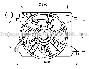 Fan, engine cooling (FD7560)