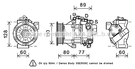 Compressor, air conditioning (TOK626)