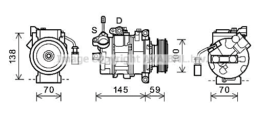 Compressor, air conditioning (AIAK342)