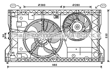 Fan, engine cooling (OL7588)
