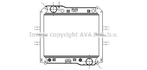 Radiator, engine cooling (ME2200)