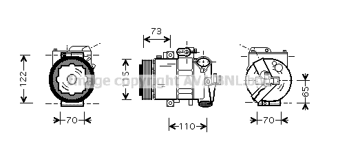 Compressor, air conditioning (SAAK018)