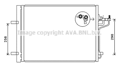 Condenser, air conditioning (FD5488D)